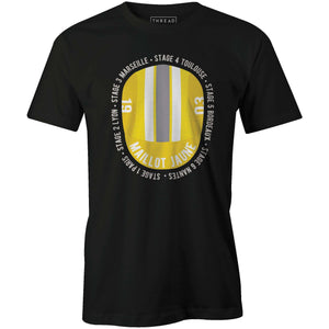 Maillot Jaune CapThread+Spoke - THREAD+SPOKE | MTB APPAREL | ROAD BIKING T-SHIRTS | BICYCLE T SHIRTS |