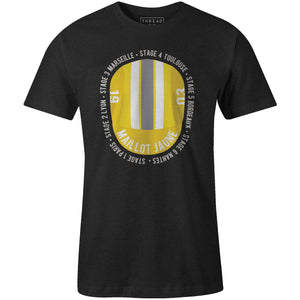 Maillot Jaune CapThread+Spoke - THREAD+SPOKE | MTB APPAREL | ROAD BIKING T-SHIRTS | BICYCLE T SHIRTS |