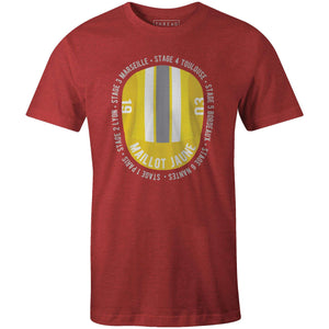 Maillot Jaune CapThread+Spoke - THREAD+SPOKE | MTB APPAREL | ROAD BIKING T-SHIRTS | BICYCLE T SHIRTS |