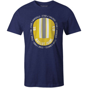 Maillot Jaune CapThread+Spoke - THREAD+SPOKE | MTB APPAREL | ROAD BIKING T-SHIRTS | BICYCLE T SHIRTS |
