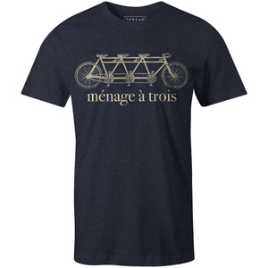 Ménage á TroisThread+Spoke - THREAD+SPOKE | MTB APPAREL | ROAD BIKING T-SHIRTS | BICYCLE T SHIRTS |