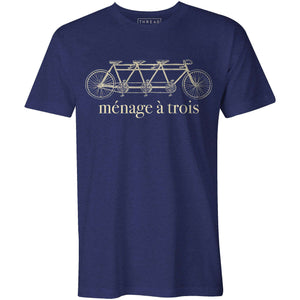 Ménage á TroisThread+Spoke - THREAD+SPOKE | MTB APPAREL | ROAD BIKING T-SHIRTS | BICYCLE T SHIRTS |