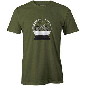 Snow Globe TeeThread+Spoke - THREAD+SPOKE | MTB APPAREL | ROAD BIKING T-SHIRTS | BICYCLE T SHIRTS |