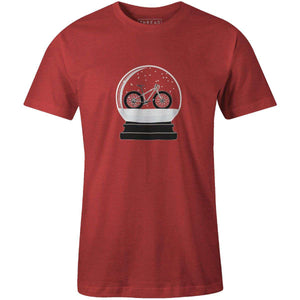 Snow Globe TeeThread+Spoke - THREAD+SPOKE | MTB APPAREL | ROAD BIKING T-SHIRTS | BICYCLE T SHIRTS |