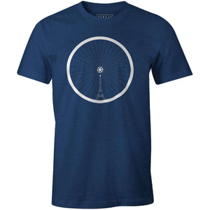 T+S Eiffel Tower WheelThread+Spoke - THREAD+SPOKE | MTB APPAREL | ROAD BIKING T-SHIRTS | BICYCLE T SHIRTS |