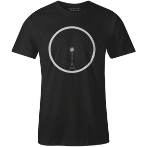 T+S Eiffel Tower WheelThread+Spoke - THREAD+SPOKE | MTB APPAREL | ROAD BIKING T-SHIRTS | BICYCLE T SHIRTS |