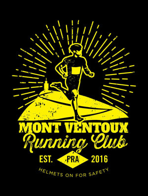 Mont Ventoux Running Club PosterThread+Spoke - THREAD+SPOKE | MTB APPAREL | ROAD BIKING T-SHIRTS | BICYCLE T SHIRTS |