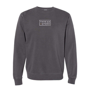T+S Logo Crewneck Sweater BlackThread+Spoke - THREAD+SPOKE | MTB APPAREL | ROAD BIKING T-SHIRTS | BICYCLE T SHIRTS |