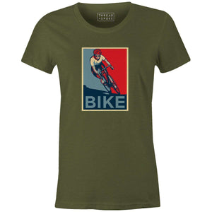 BIKE Road Women'sThread+Spoke - THREAD+SPOKE | MTB APPAREL | ROAD BIKING T-SHIRTS | BICYCLE T SHIRTS |