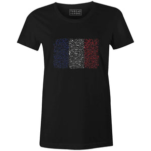 Bikes of France Women'sJordon Mazziotti - THREAD+SPOKE | MTB APPAREL | ROAD BIKING T-SHIRTS | BICYCLE T SHIRTS |