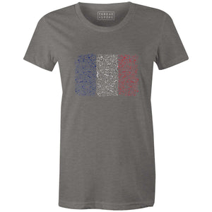 Bikes of France Women'sJordon Mazziotti - THREAD+SPOKE | MTB APPAREL | ROAD BIKING T-SHIRTS | BICYCLE T SHIRTS |