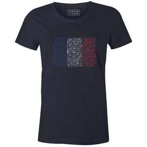 Bikes of France Women'sJordon Mazziotti - THREAD+SPOKE | MTB APPAREL | ROAD BIKING T-SHIRTS | BICYCLE T SHIRTS |