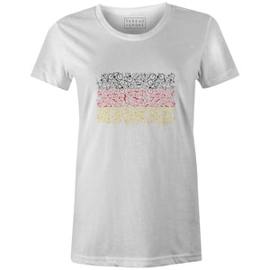 Bikes of Germany Women'sJordon Mazziotti - THREAD+SPOKE | MTB APPAREL | ROAD BIKING T-SHIRTS | BICYCLE T SHIRTS |