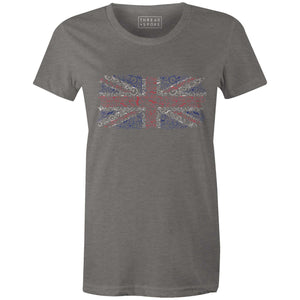 Bikes of Great Britain Women'sJordon Mazziotti - THREAD+SPOKE | MTB APPAREL | ROAD BIKING T-SHIRTS | BICYCLE T SHIRTS |