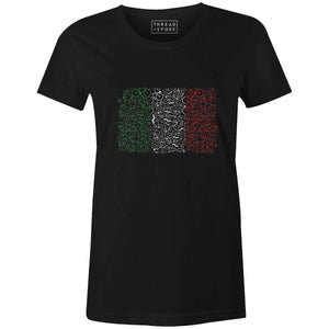 Bikes of Italy Women'sJordon Mazziotti - THREAD+SPOKE | MTB APPAREL | ROAD BIKING T-SHIRTS | BICYCLE T SHIRTS |