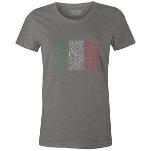 Bikes of Italy Women'sJordon Mazziotti - THREAD+SPOKE | MTB APPAREL | ROAD BIKING T-SHIRTS | BICYCLE T SHIRTS |