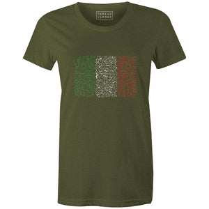 Bikes of Italy Women'sJordon Mazziotti - THREAD+SPOKE | MTB APPAREL | ROAD BIKING T-SHIRTS | BICYCLE T SHIRTS |