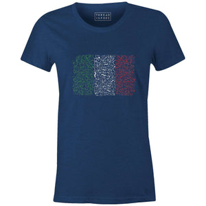 Bikes of Italy Women'sJordon Mazziotti - THREAD+SPOKE | MTB APPAREL | ROAD BIKING T-SHIRTS | BICYCLE T SHIRTS |