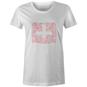 Bikes Of Swiss Women'sJordon Mazziotti - THREAD+SPOKE | MTB APPAREL | ROAD BIKING T-SHIRTS | BICYCLE T SHIRTS |