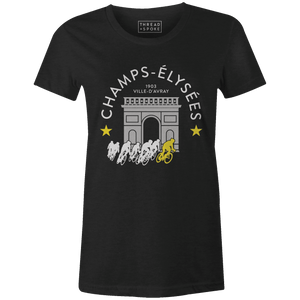 Champs Elysees Tee Women'sThread+Spoke - THREAD+SPOKE | MTB APPAREL | ROAD BIKING T-SHIRTS | BICYCLE T SHIRTS |
