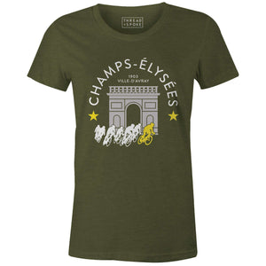 Champs Elysees Tee Women'sThread+Spoke - THREAD+SPOKE | MTB APPAREL | ROAD BIKING T-SHIRTS | BICYCLE T SHIRTS |