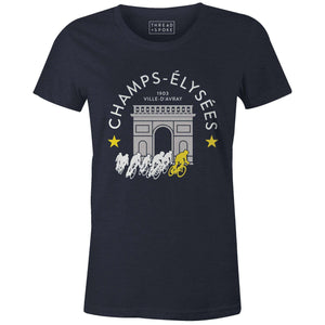Champs Elysees Tee Women'sThread+Spoke - THREAD+SPOKE | MTB APPAREL | ROAD BIKING T-SHIRTS | BICYCLE T SHIRTS |