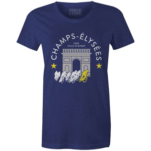 Champs Elysees Tee Women'sThread+Spoke - THREAD+SPOKE | MTB APPAREL | ROAD BIKING T-SHIRTS | BICYCLE T SHIRTS |