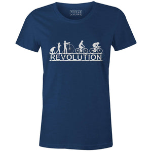 Cycling Revolution Women'sMile24 - THREAD+SPOKE | MTB APPAREL | ROAD BIKING T-SHIRTS | BICYCLE T SHIRTS |