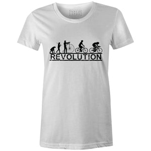 Cycling Revolution Women'sMile24 - THREAD+SPOKE | MTB APPAREL | ROAD BIKING T-SHIRTS | BICYCLE T SHIRTS |
