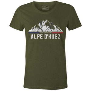 Cyclings Greatest Climb Women'sThread+Spoke - THREAD+SPOKE | MTB APPAREL | ROAD BIKING T-SHIRTS | BICYCLE T SHIRTS |