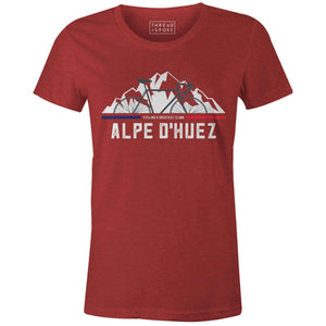 Cyclings Greatest Climb Women'sThread+Spoke - THREAD+SPOKE | MTB APPAREL | ROAD BIKING T-SHIRTS | BICYCLE T SHIRTS |