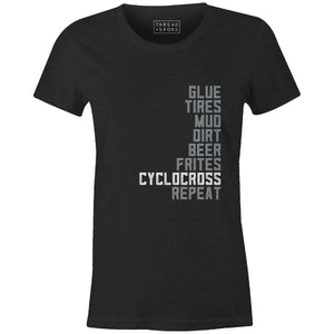 Cyclocross List Women'sThread+Spoke - THREAD+SPOKE | MTB APPAREL | ROAD BIKING T-SHIRTS | BICYCLE T SHIRTS |