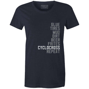 Cyclocross List Women'sThread+Spoke - THREAD+SPOKE | MTB APPAREL | ROAD BIKING T-SHIRTS | BICYCLE T SHIRTS |