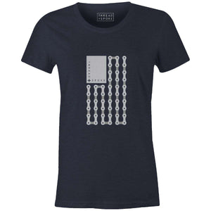 Freedom Chains Women'sKimball Henneman - THREAD+SPOKE | MTB APPAREL | ROAD BIKING T-SHIRTS | BICYCLE T SHIRTS |