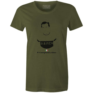Il Campionissimo Women'sBICI - THREAD+SPOKE | MTB APPAREL | ROAD BIKING T-SHIRTS | BICYCLE T SHIRTS |