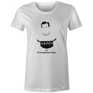 Il Campionissimo Women'sBICI - THREAD+SPOKE | MTB APPAREL | ROAD BIKING T-SHIRTS | BICYCLE T SHIRTS |