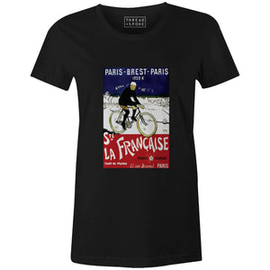 La Française Women'sPoster Bob - THREAD+SPOKE | MTB APPAREL | ROAD BIKING T-SHIRTS | BICYCLE T SHIRTS |