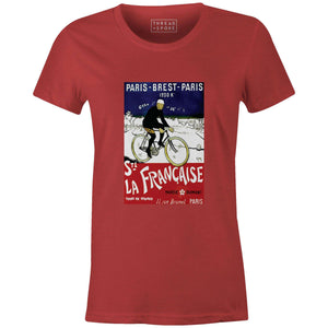 La Française Women'sPoster Bob - THREAD+SPOKE | MTB APPAREL | ROAD BIKING T-SHIRTS | BICYCLE T SHIRTS |