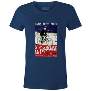 La Française Women'sPoster Bob - THREAD+SPOKE | MTB APPAREL | ROAD BIKING T-SHIRTS | BICYCLE T SHIRTS |
