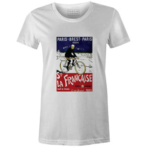La Française Women'sPoster Bob - THREAD+SPOKE | MTB APPAREL | ROAD BIKING T-SHIRTS | BICYCLE T SHIRTS |