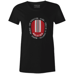 La Vuelta Maillot Rojo Cap Women'sThread+Spoke - THREAD+SPOKE | MTB APPAREL | ROAD BIKING T-SHIRTS | BICYCLE T SHIRTS |