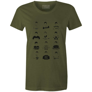 Legends Collection Women'sBICI - THREAD+SPOKE | MTB APPAREL | ROAD BIKING T-SHIRTS | BICYCLE T SHIRTS |