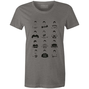 Legends Collection Women'sBICI - THREAD+SPOKE | MTB APPAREL | ROAD BIKING T-SHIRTS | BICYCLE T SHIRTS |