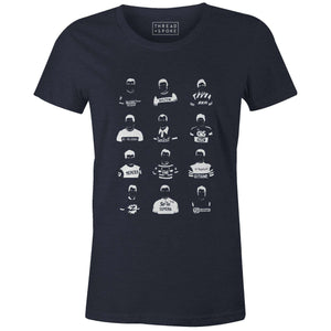 Legends Collection Women'sBICI - THREAD+SPOKE | MTB APPAREL | ROAD BIKING T-SHIRTS | BICYCLE T SHIRTS |