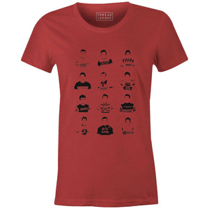 Legends Collection Women'sBICI - THREAD+SPOKE | MTB APPAREL | ROAD BIKING T-SHIRTS | BICYCLE T SHIRTS |