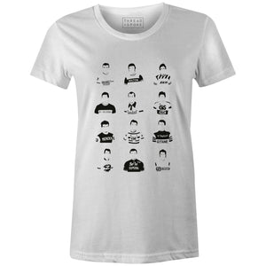 Legends Collection Women'sBICI - THREAD+SPOKE | MTB APPAREL | ROAD BIKING T-SHIRTS | BICYCLE T SHIRTS |