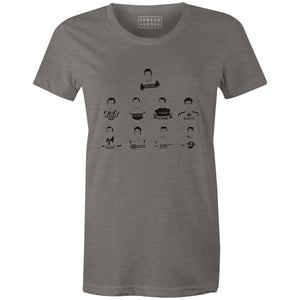 Legends of France Women'sBICI - THREAD+SPOKE | MTB APPAREL | ROAD BIKING T-SHIRTS | BICYCLE T SHIRTS |