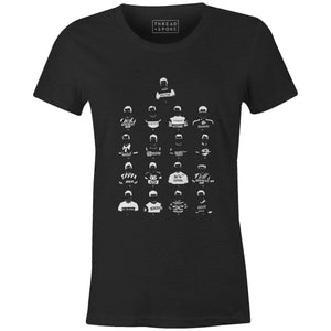 Legends Top Collection Women'sBICI - THREAD+SPOKE | MTB APPAREL | ROAD BIKING T-SHIRTS | BICYCLE T SHIRTS |