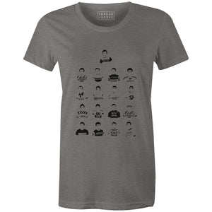 Legends Top Collection Women'sBICI - THREAD+SPOKE | MTB APPAREL | ROAD BIKING T-SHIRTS | BICYCLE T SHIRTS |