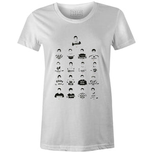 Legends Top Collection Women'sBICI - THREAD+SPOKE | MTB APPAREL | ROAD BIKING T-SHIRTS | BICYCLE T SHIRTS |